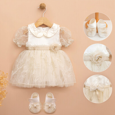 Wholesale Baby Girls Dress 3-9M Lilax 1049-6272 - Lilax