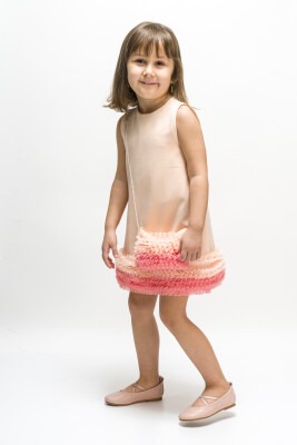 Wholesale Baby Girls Dress 6-18M Wecan 1022-23114 Blanced Almond