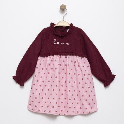 Wholesale Baby Girls Dress 6-24M Timo 1018-T5KDÜ044252301 - Timo