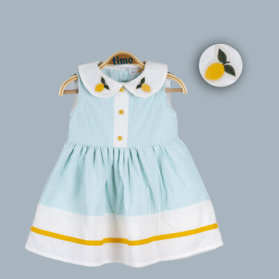 Wholesale Baby Girls Dress 6-24M Timo 1018-TK4DÜ042240541 - Timo