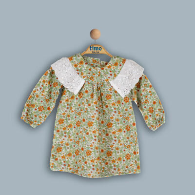 Wholesale Baby Girls Dress 6-24M Timo 1018-TK4DÜ202242321 - 2