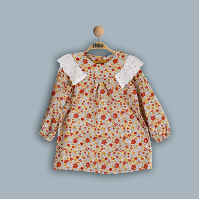Wholesale Baby Girls Dress 6-24M Timo 1018-TK4DÜ202242321 - Timo