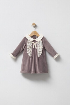 Wholesale Baby Girls Dress 6-24M Tongs 1028-3870 Gray