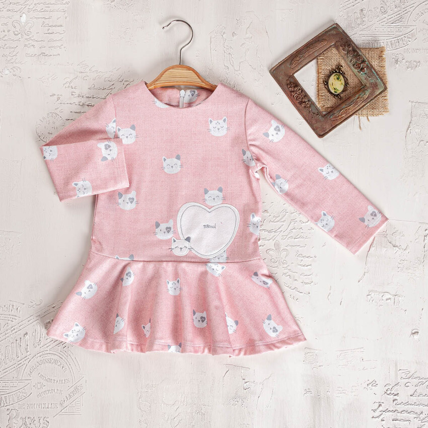 Wholesale Baby Girls Dress 9-24M Elayza 2023-2394 - 4