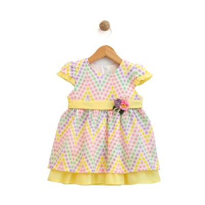 Wholesale Baby Girls Dress 9-24M Lilax 1049-5990 - 2