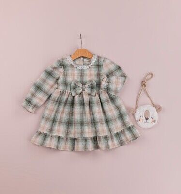 Wholesale Baby Girls Dress With Bag 1-4Y BabyRose 1002-4287 - BabyRose