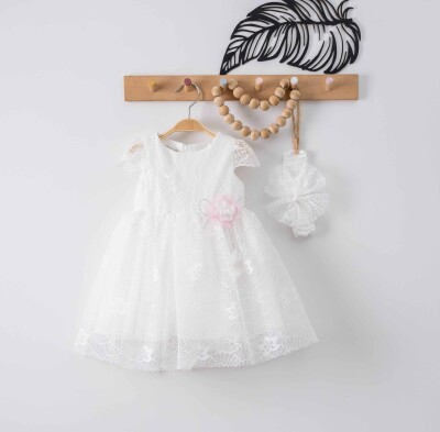 Wholesale Baby Girls Dress with Lacy 9-24M Eray Kids 1044-9301 - Eray Kids