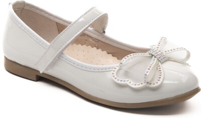 Wholesale Baby Girls Flat Shoe 26-30EU Minican 1060-HY-P-7023 Bright White