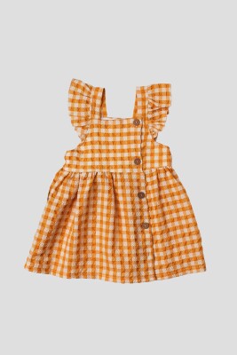 Wholesale Baby Girls Gingham Dress 6-24M Kidexs 1026-60140 - 2