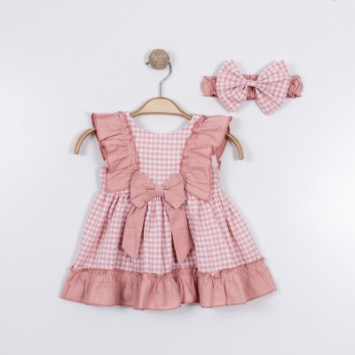 Wholesale Baby Girls Headband Dress 6-18M Eray Kids 1044-13345 - 2
