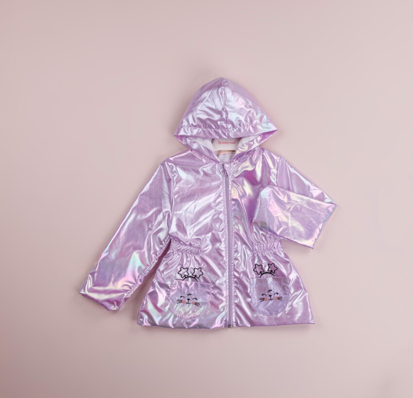 Wholesale Baby Girls Hooded Raincoat 9-24M BabyRose 1002-8425 - 1