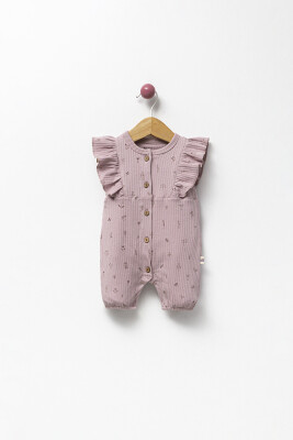 Wholesale Baby Girls Jumpsuit 0-12M Bubbles 2040-3016 Lilac
