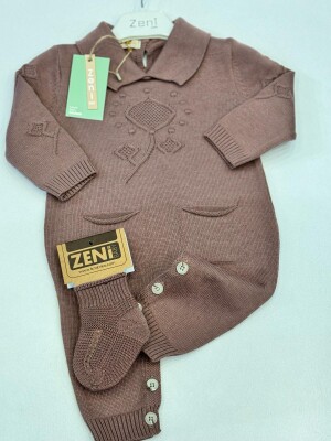 Wholesale Baby Girls Jumpsuit 0-18M Zeni 2049-3031 - Zeni (1)
