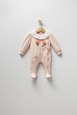 Wholesale Baby Girls Jumpsuit 0-3M Tongs 1028-4390 - 2