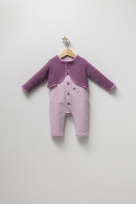 Wholesale Baby Girls Jumpsuit 0-6M Tongs 1028-4841 - 1