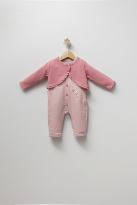 Wholesale Baby Girls Jumpsuit 0-6M Tongs 1028-4841 - Tongs (1)