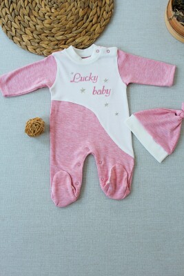  Wholesale Baby Girls Jumpsuit With Hat 0-3M Tomuycuk 1074-25278 - Tomuycuk