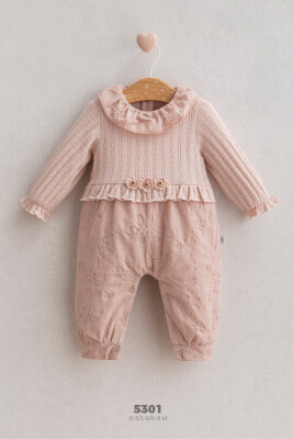 Wholesale Baby Girls Newborn Jumpsuit 1-6M Tongs 1028-5301 - Tongs