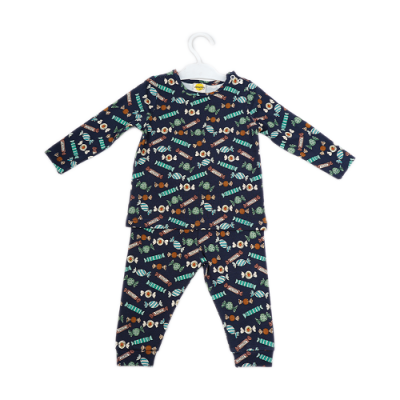 Wholesale Baby Girls Pajamas Set 12-36M Busra Bebe 1016-VTM-005 - 1