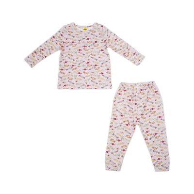 Wholesale Baby Girls Pajamas Set 12-36M Busra Bebe 1016-VTM-005 - 2
