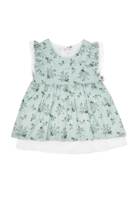 Wholesale Baby Girls Patterned Dress 6-18M BabyZ 1097-5345 - BabyZ