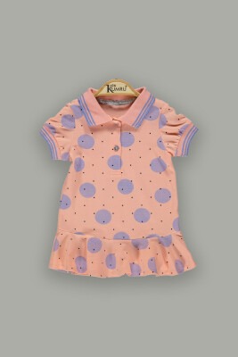 Wholesale Baby Girls Patterned Dress 6-18M Kumru Bebe 1075-3743 - Kumru Bebe (1)