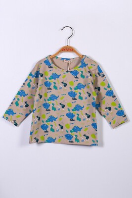 Wholesale Baby Girls Patterned Long Sleeve T-shirt 9-36M Zeyland 1070-221Z2LPY63 - 1