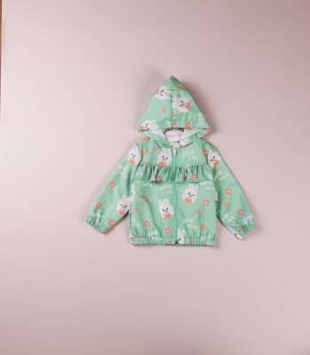 Wholesale Baby Girls Printed Raincoat 9-24M BabyRose 1002-8428 - BabyRose (1)