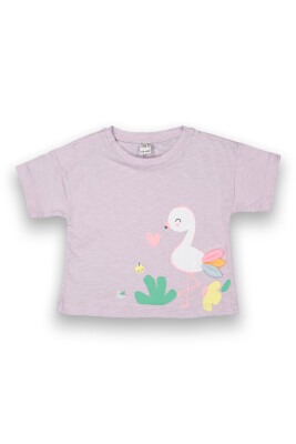 Wholesale Baby Girls Printed T-Shirt 6-18M Tuffy 1099-9004 - 2