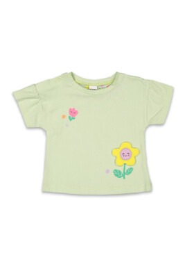 Wholesale Baby Girls Printed T-shirt 6-18M Tuffy 1099-9006 - Tuffy (1)