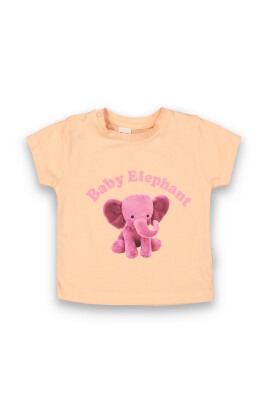 Wholesale Baby Girls Printed T-shirt 6-18M Tuffy 1099-9011 - 1
