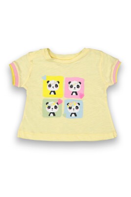 Wholesale Baby Girls Printed T-Shirt 6-18M Tuffy 1099-9017 - 2
