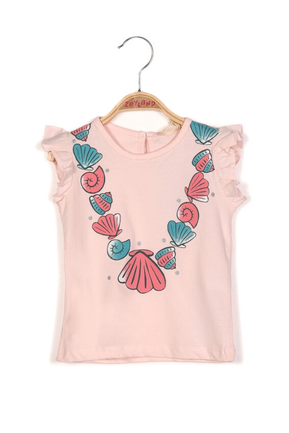 Wholesale Baby Girls Printed T-Shirt 9-36M Zeyland 1070-231Z2CPF52 - 2