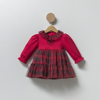 Wholesale Baby Girls Red Dress 9-24M Cumino 1014-CMN3354 - Cumino