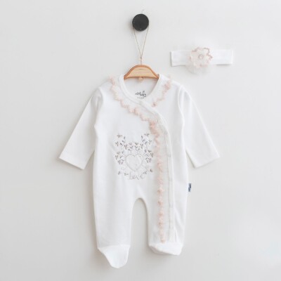 Wholesale Baby Girls Rompers 0-6M Miniborn 2019-2122 - Miniborn (1)