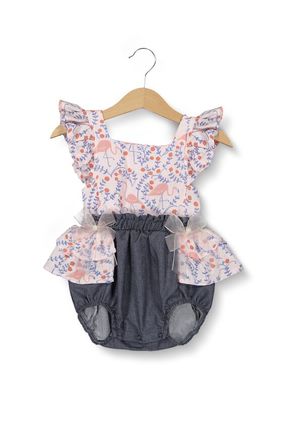 Wholesale Baby Girls Rompers 6-24M Boncuk Bebe 1006-6110 - 1