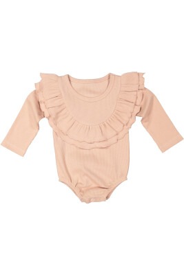 Wholesale Baby Girls Rompers Gots Certificate 100% Organic Cotton 0-36M Zeyland 1070-232M2MAC53 Розовый 