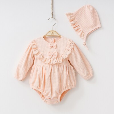 Wholesale Baby Girls Rompers with Hat 6-12M Minizeyn 2014-9002 - 4