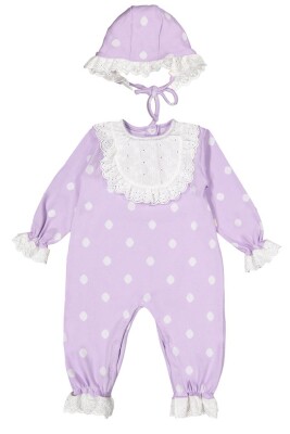 Wholesale Baby Girls Rompers with Hat 6-24M Babydivo 1024-655-1 Lilac