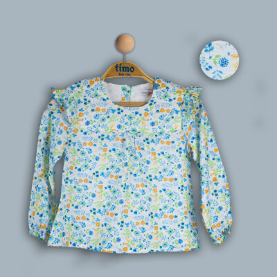 Wholesale Baby Girls Shirt 6-24M Timo 1018-TK4DÜ202241961 - 2