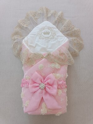 Wholesale Baby Girls Swaddle 0-18M Tomuycuk 1074-45374 - 1