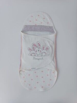Wholesale Baby Girls Swaddle 0-6M Tomuycuk 1074-45380 - Tomuycuk