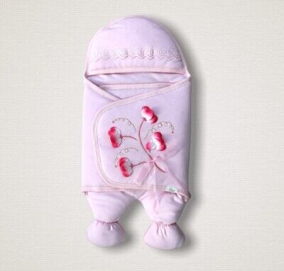 Wholesale Baby Girls Swaddle 0-9M Tomuycuk 1074-45051 - Tomuycuk (1)