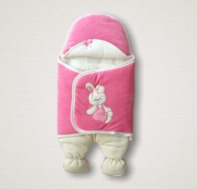 Wholesale Baby Girls Swaddle 0-9M Tomuycuk 1074-45133 - 1