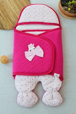 Wholesale Baby Girls Swaddles 0-6M Tomuycuk 1074-45044 - Tomuycuk