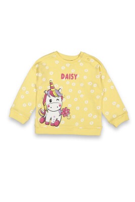 Wholesale Baby Girls Sweat with Daisy Printed 6-24M Divonette 1023-2035-1 - Divonette (1)