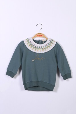 Wholesale Baby Girls Sweatshirt with Embroidered 9-24M Zeyland 1070-232M2AKN61 - Zeyland