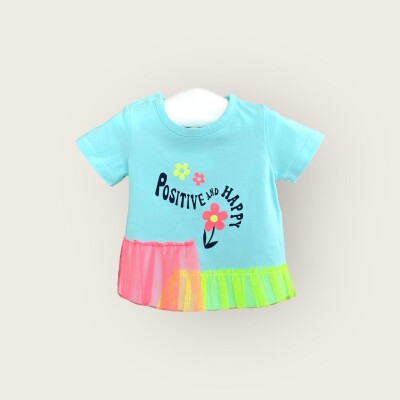 Wholesale Baby Girls T-shirt 6-18M Algiy Mini 2047-3500 - Algiy Mini