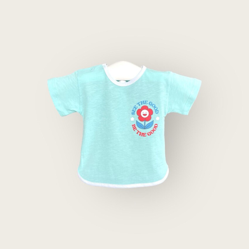 Wholesale Baby Girls T-shirt 6-18M Algiy Mini 2047-3501 - 5