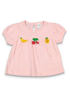 Wholesale Baby Girls T-shirt 6-18M Tuffy 1099-1916 - Tuffy (1)